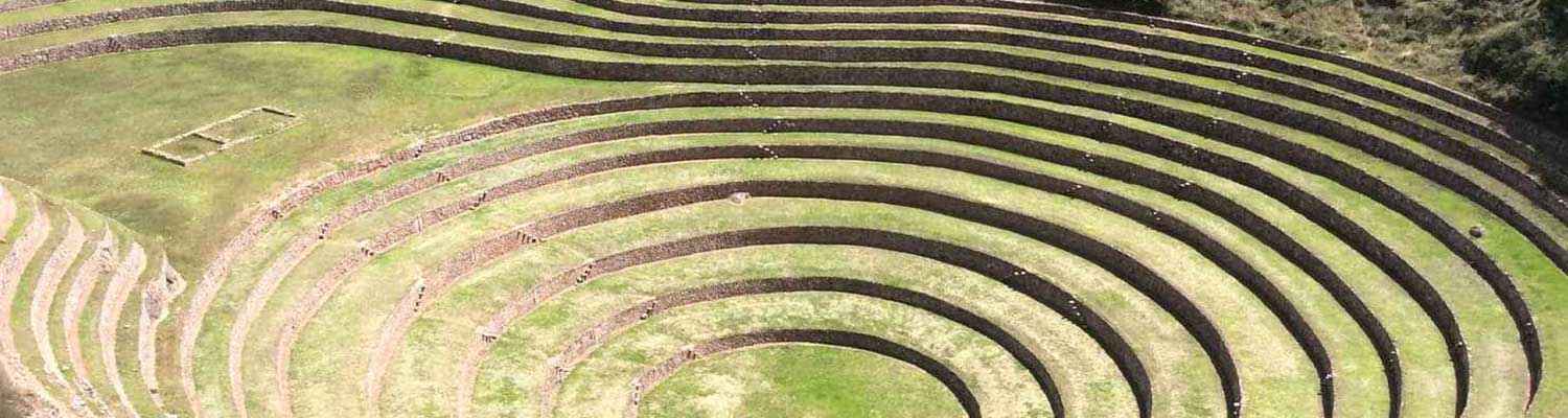 This is Moray Inca site located in Peru